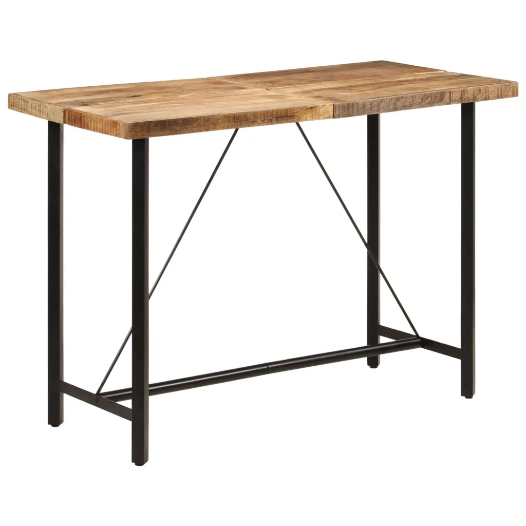 Tavolino da Bar 150x70x107 cm Legno Massello di Mango e Ferrocod mxl 131381