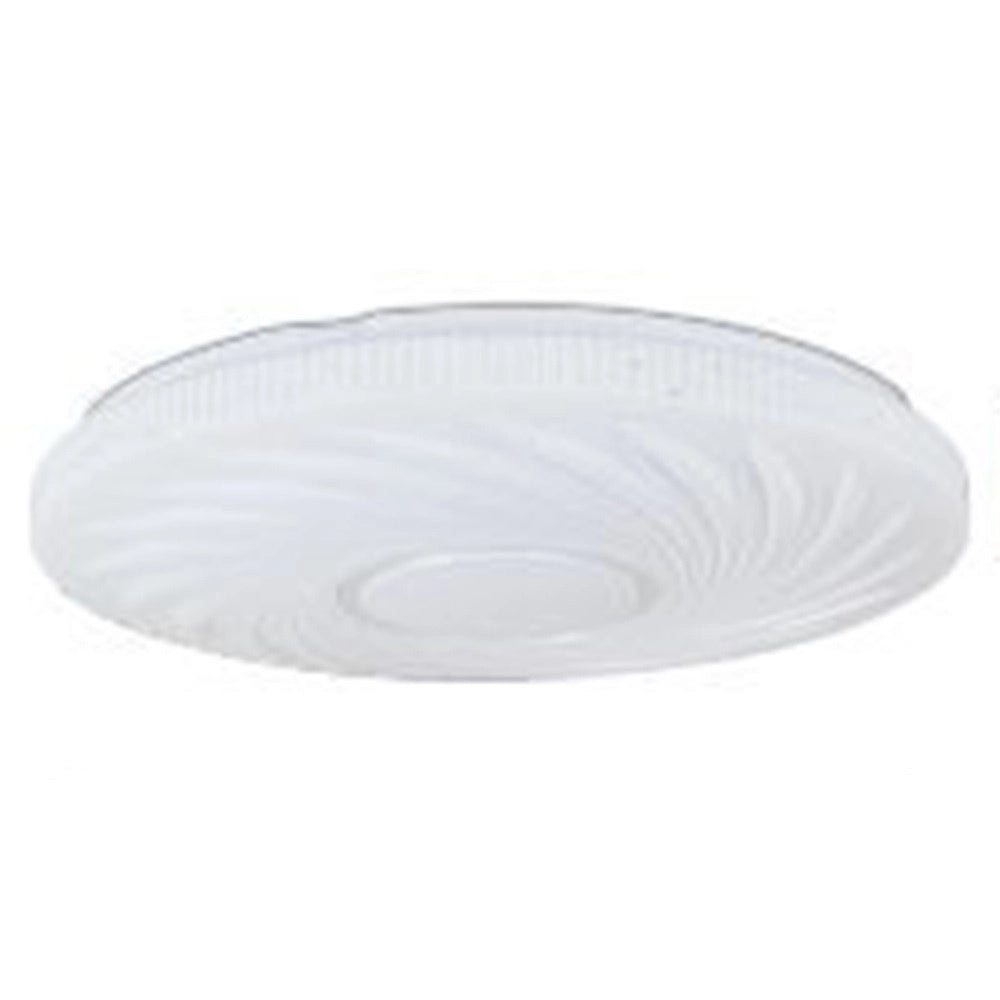 Trade Shop - Plafoniera Led Lampada Da Soffitto Vortice 60 Watt Luce Fredda 6500k Bianco 07656 -
