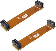 Due adattatori SLI flessibili 2 vie con 3 slot - connettore SLI-crossfire da 10 cm compatibile con schede grafiche Nvidia