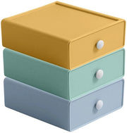 3-pack di cassetti di archiviazione a pile, organizzatore con ante, cassettiera per ufficio con ante, cassettiera a torre per ufficio per uffici, scrivanie, camere da letto, cucine e bagni