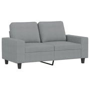 Divano | Divano da soggiorno | Sofa a 2 Posti Grigio Chiaro 120 cm in Tessuto