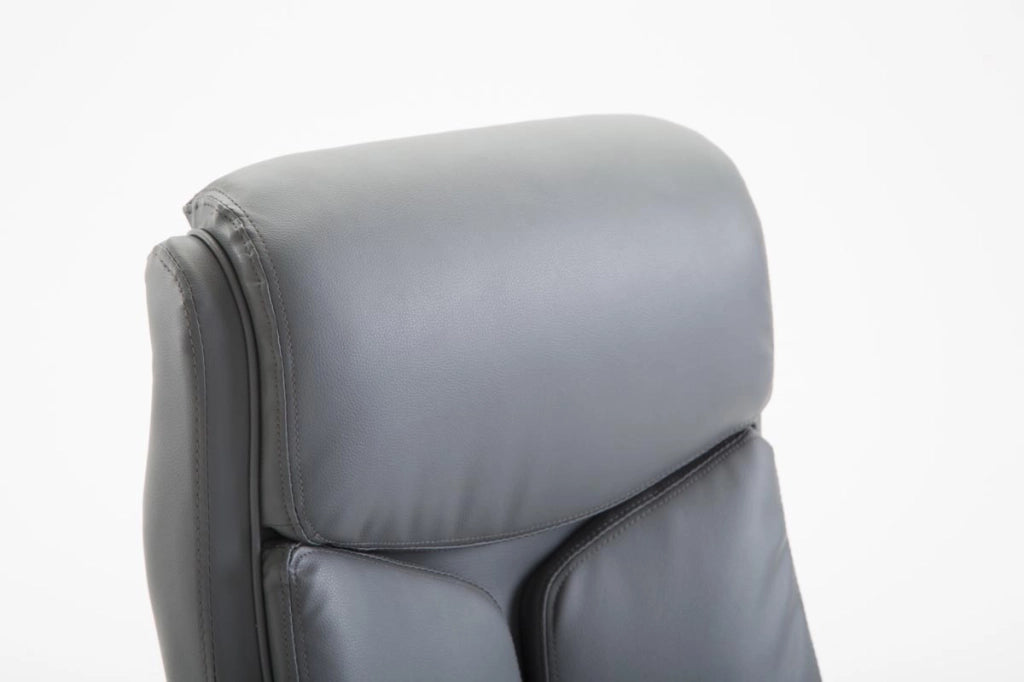 Sedia ufficio VAUD XL in similpelle grigio