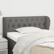 Testiera ad Orecchio Grigio Scuro 93x23x78/88 cm in Tessuto 3117463