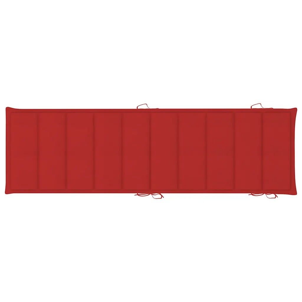 Sdraio 2 pz con Cuscini in Legno Massello di Acacia cod mxl 75553