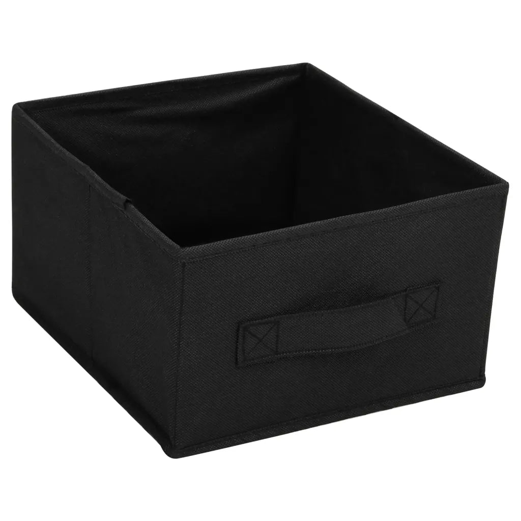 Mobile contenitore moderno con 6 cassetti 55 x 29 x 55 cm spazio organizzato design semplice in acciaio nero 02_0046936