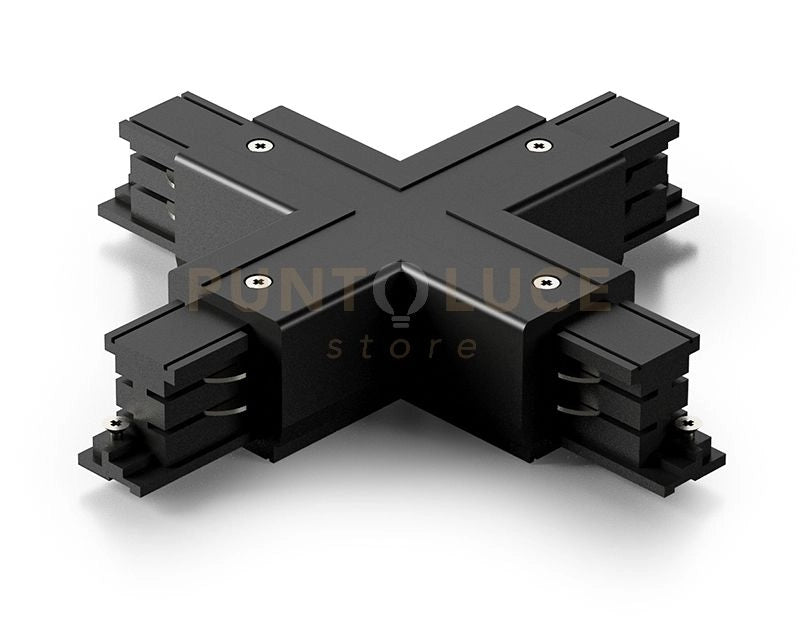 GBIC06- GIUNTO A "X" ELETTRICO-MECCANICO 220-240V PER SISTEMA BINARIO NERO