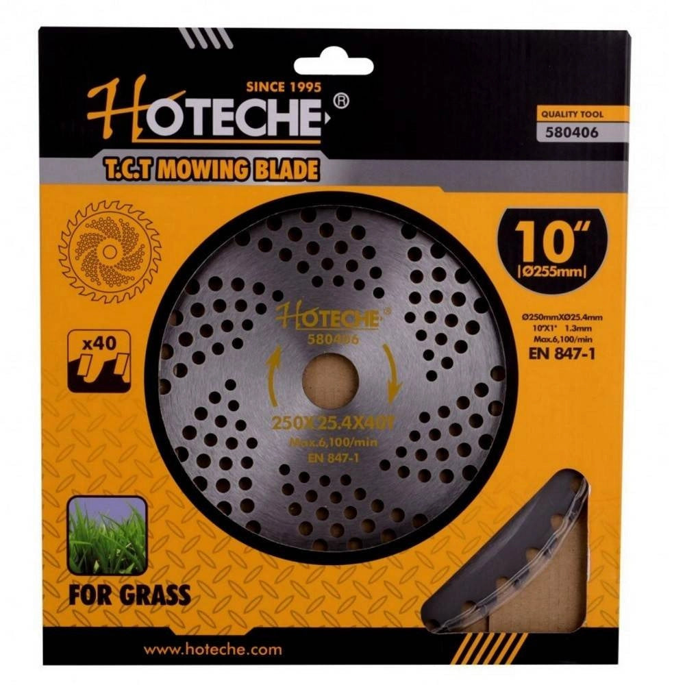 Trade Shop - Lama Circolare 250 X 25.4 Mm 40t Disco Seghettato Taglia Legno 580406 -