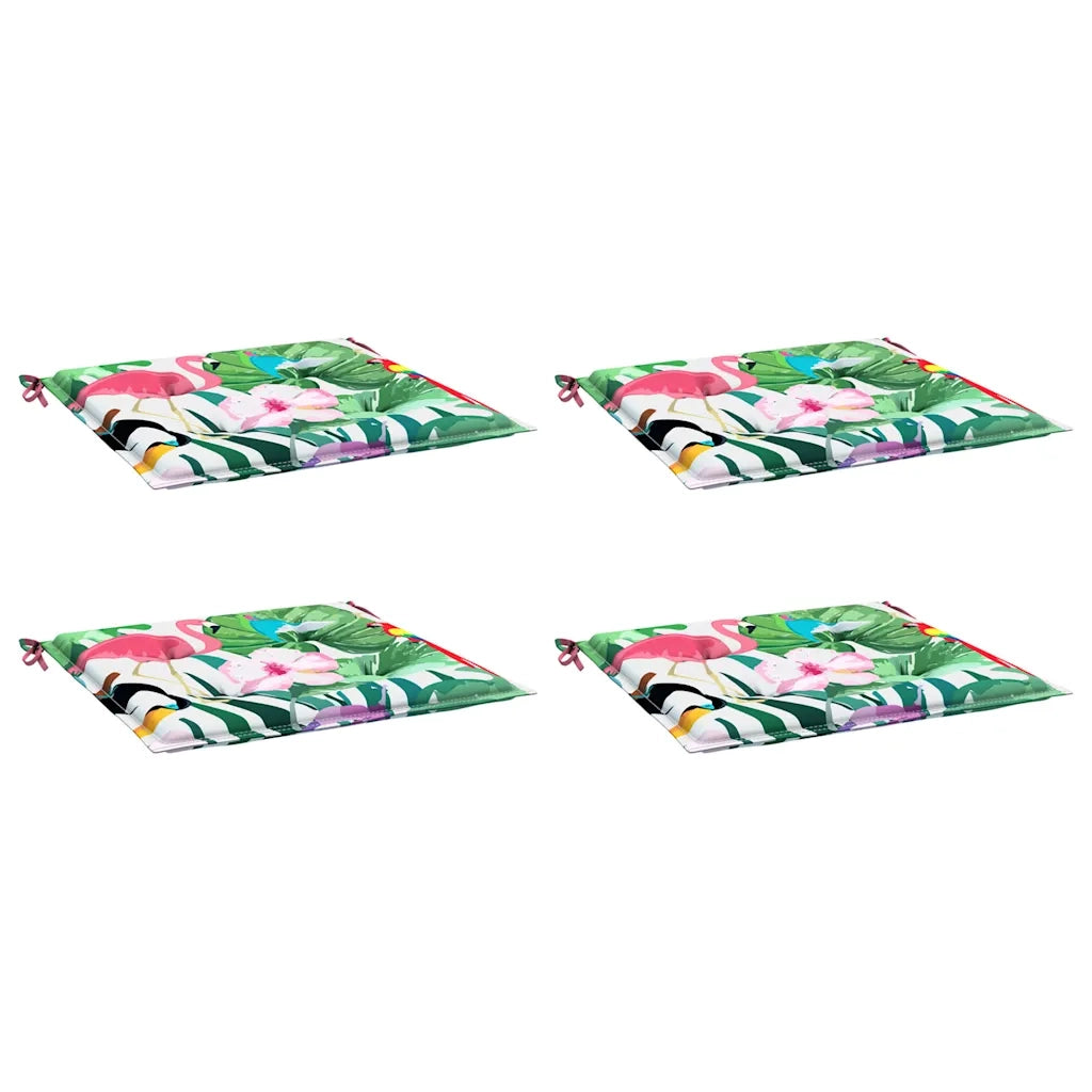 Cuscini per Sedia 4pz Multicolore 40x40x4 cm in Tessuto 361018