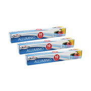 KIT SET 3 PZ MAURY'S CARTA DI ALLUMINIO IN ROTOLO DA 10 MT