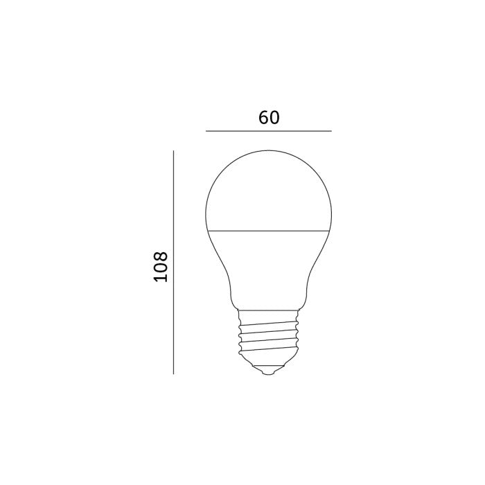 Lampadina LED sensore movimento 9W E27 810lm 3000K Kobi