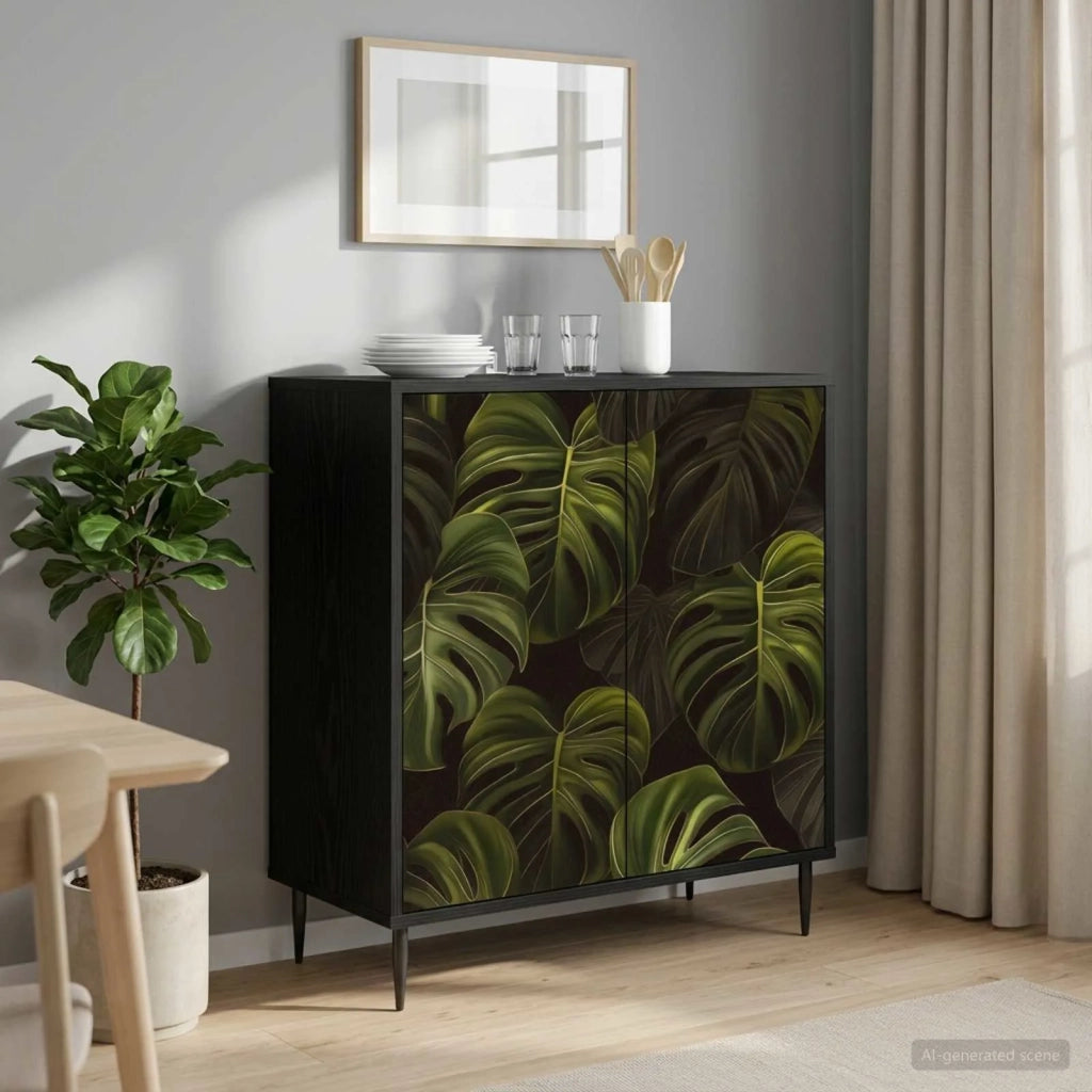 Credenza ELBURG Rovere Nero 69 x 33 x 76 cm 8006933