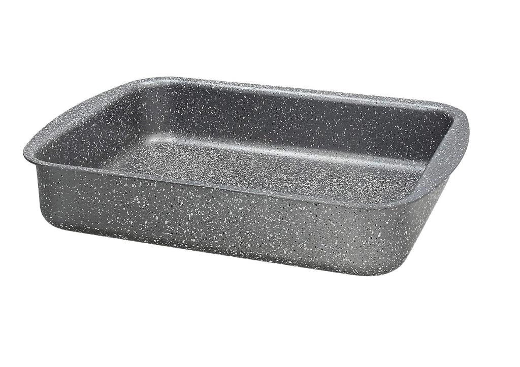 Teglia Rostiera Antiaderente Forno Mythos Marble Floatec 30 x 22 cm Tognana