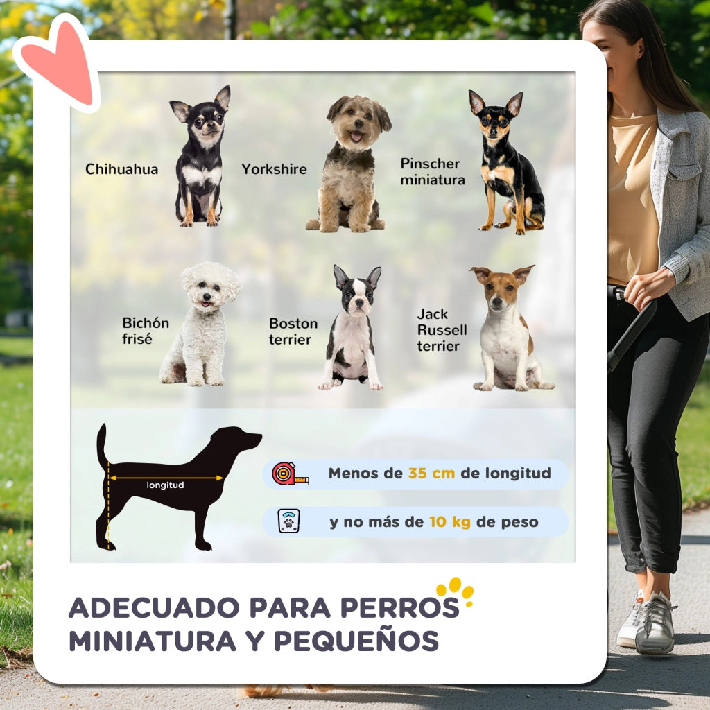 Carrello per Cani Piccoli con Cestello ¨C zephmum ¨C 75x45x97 cm Blu
