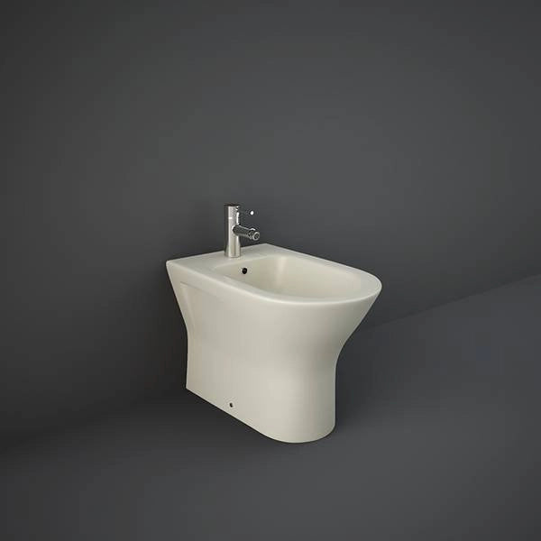 Sanitari filomuro FEELING Rak Ceramics: WC, bidet, copriwater soft-close Beige Opaco
