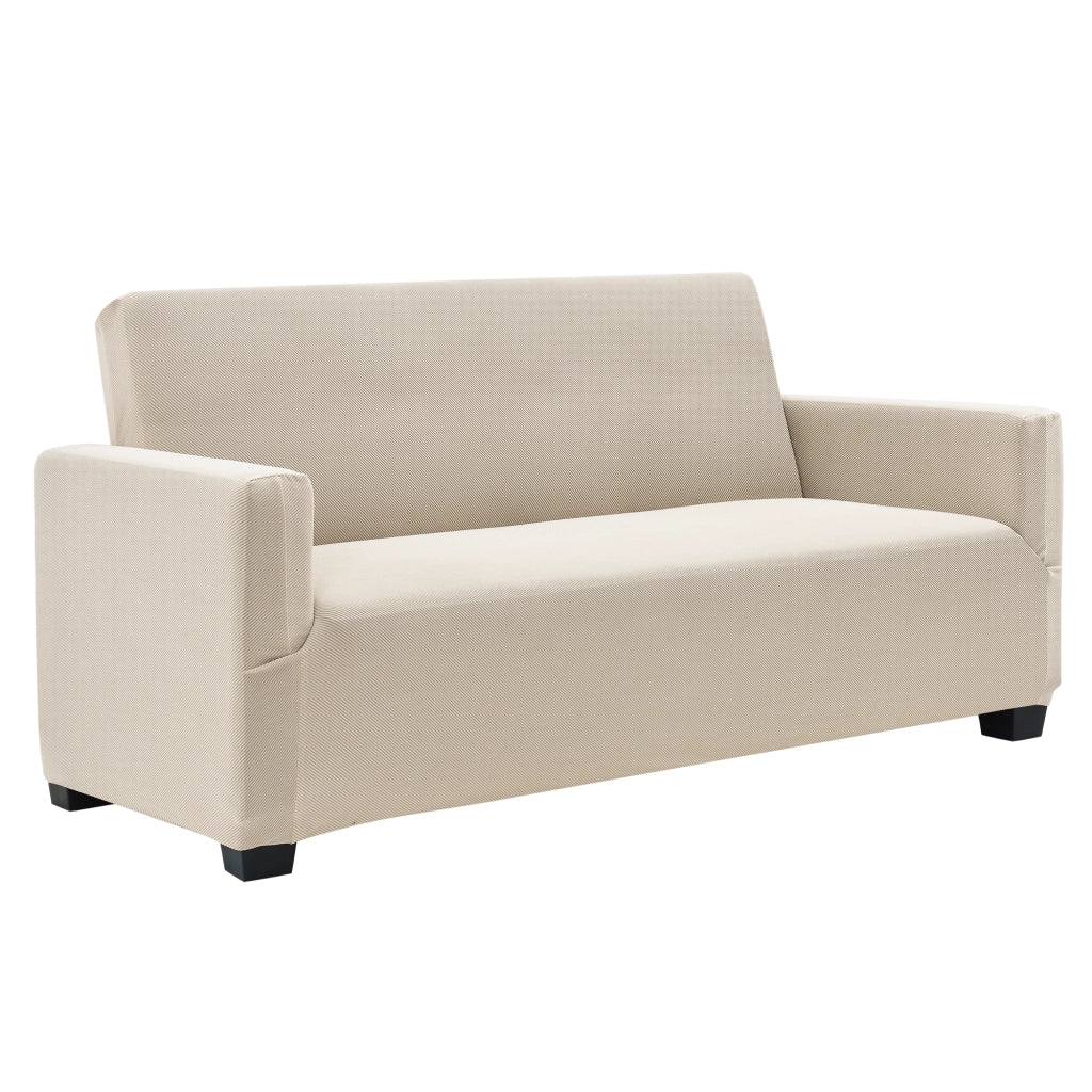 [neu.haus] Copridivano - Fodera per divani color sabbia divani con la larghezza di 120-190 cm fodera elastico
