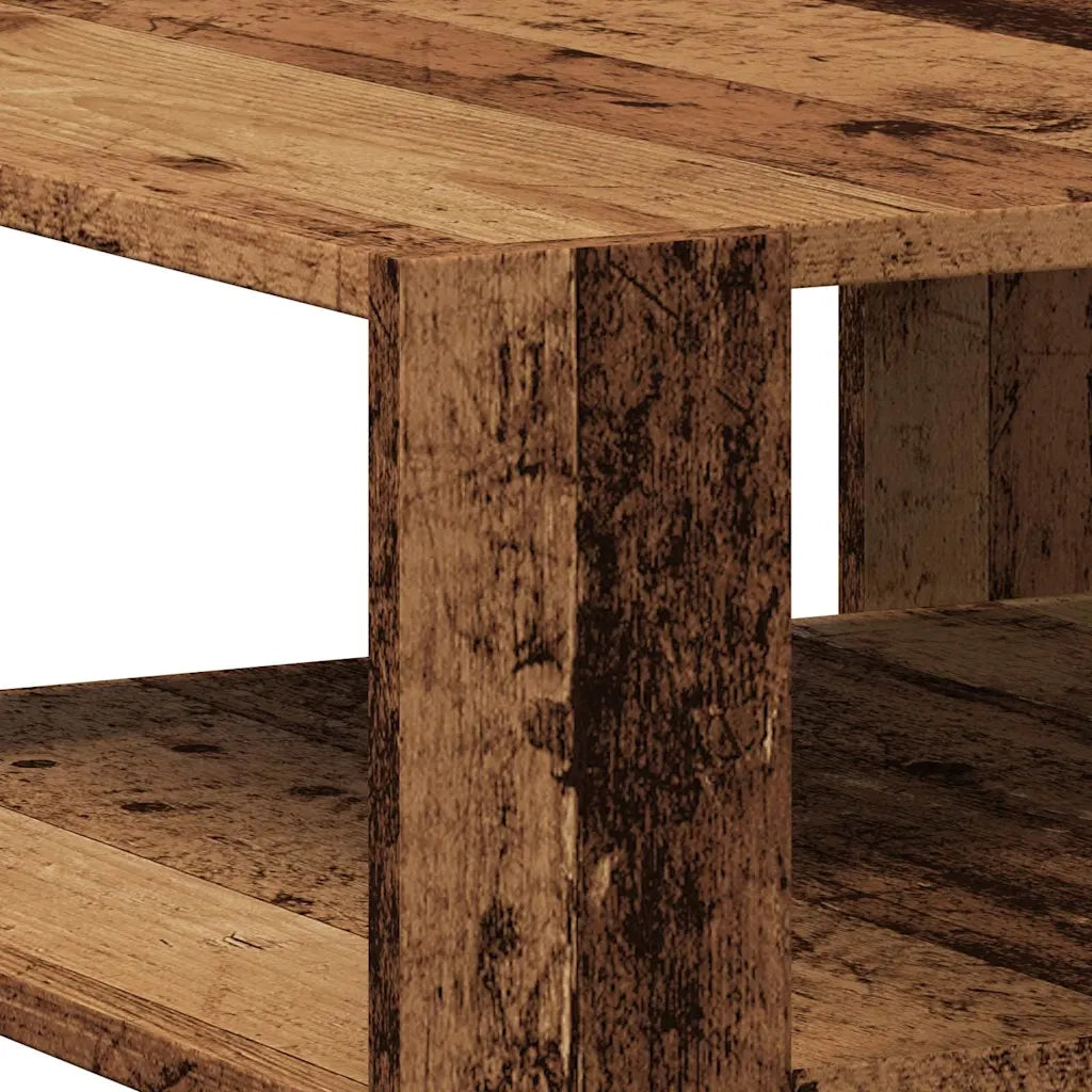 Tavolino da salotto | Tavolino da caff¨¨ | Tavolino da Soggiorno Legno Vecchio 58x58x40 cm Legno Multistrato