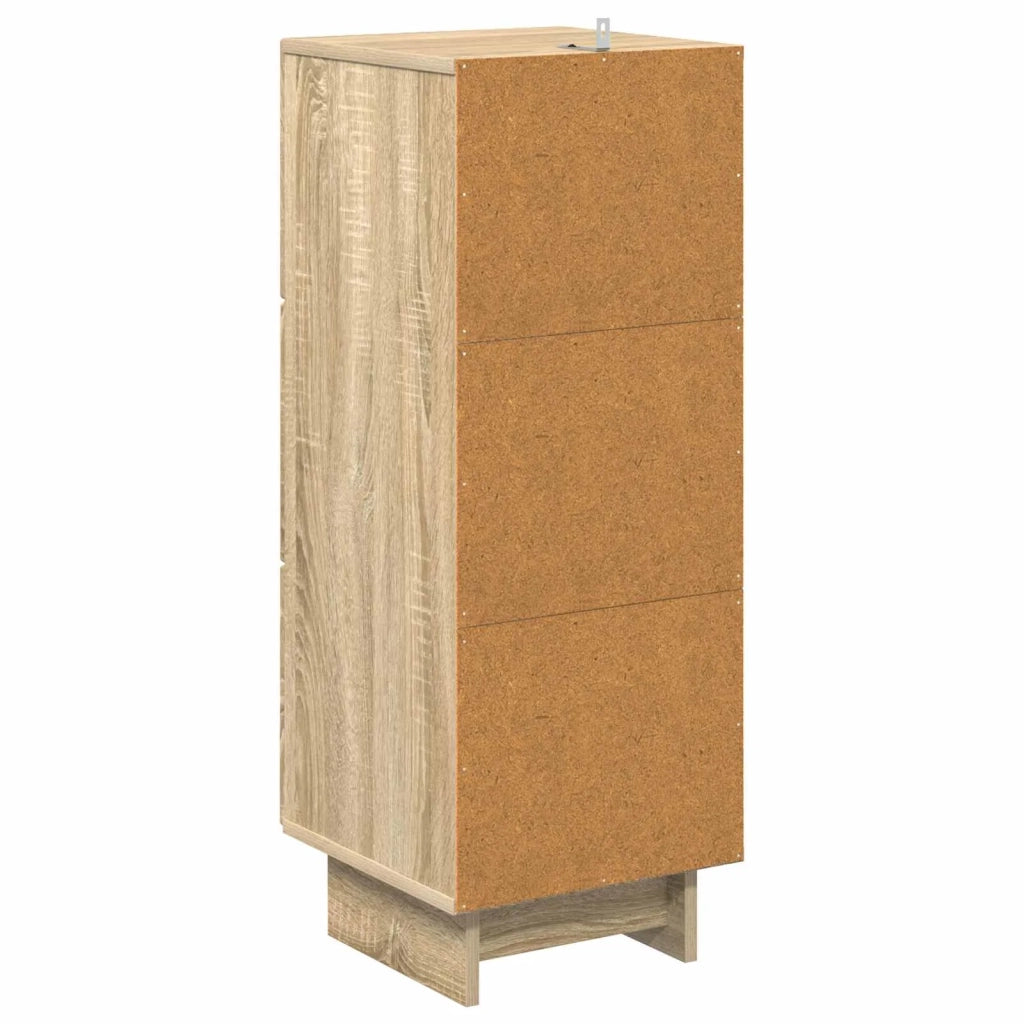 Mobile con Cassetti Rovere Sonoma 33 x 34,5 x 90 cm