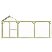 Pollaio 4,5x1,5x2 m in Legno di Pino Impregnato 278401