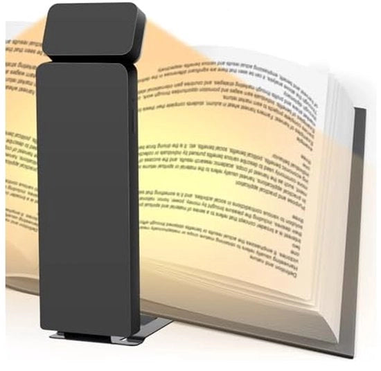 Lampada da lettura con chiusura lampada da lettura, lampada da lettura a 3 colori con oscuramento, caricabile via USB, lampada da lettura per bambini e lettori appassionati