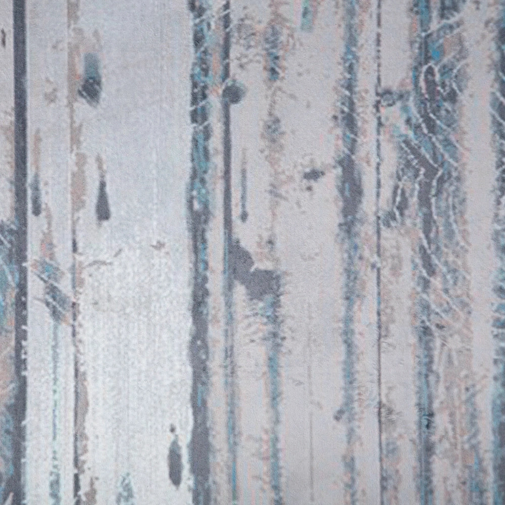 Tappeto grigio e beige in poliestere 80 x 150 cm a pelo corto moderno motivo astratto