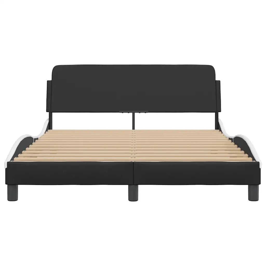 Giroletto Dover Nero e Bianco 140x190 cm in Similpelle 373183