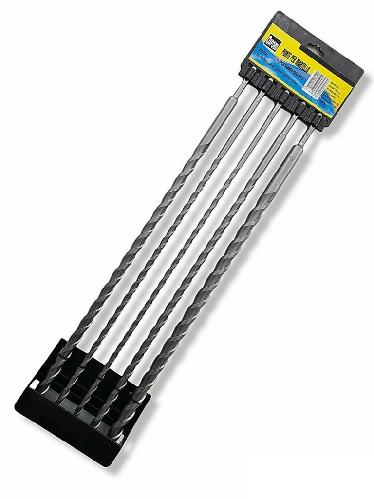 PUNTE PER TRAPANO DEMOLITORE MARTELLO 5 PZ 600 MM ATTACCO SDS PLUS 60 CM X MURO