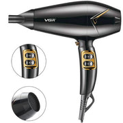 Trade Shop - Asciugacapelli Phon Professional 2200w Asciuga Capelli Doppia Funzione Velocità -