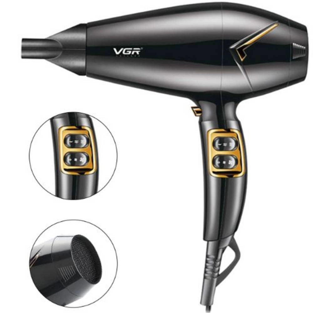 Trade Shop - Asciugacapelli Phon Professional 2200w Asciuga Capelli Doppia Funzione Velocità -