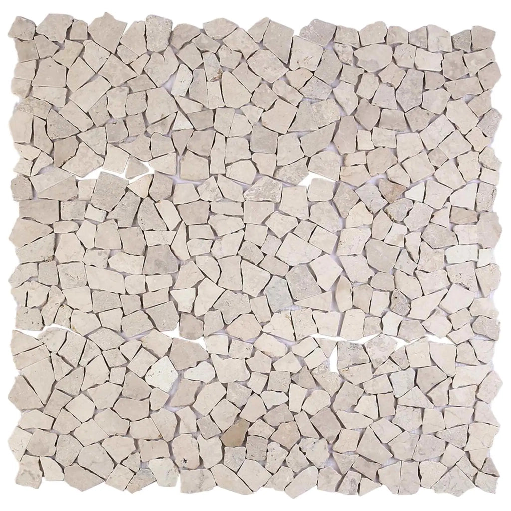 Piastrelle Mosaico Crema 30 x 30 cm Marmo 42033527