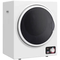 Asciugatrice Elettrica Portatile 850 W, Capacità 33 L 4 Modalità di Funzionamento, Acciaio Inossidabile, 49 L x 40,5 L x 60 H cm