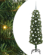 Albero di Natale Artificiale-Albero Natalizio con 150 LED Verde 150 cm 282478