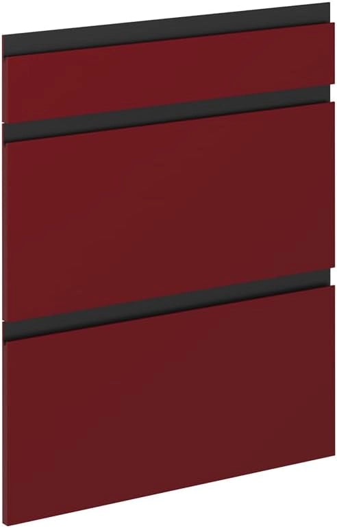 Frontale cucina R-Line, Rosso, 59.6 x 71.3 cm frontale del mobile per mobile base con cassetti