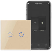 Luce a Controllo Remoto WiFi con Doppia Regolazione Tattile e Illuminazione di Sfondo LED - Funziona con Alexa e Google Assistant