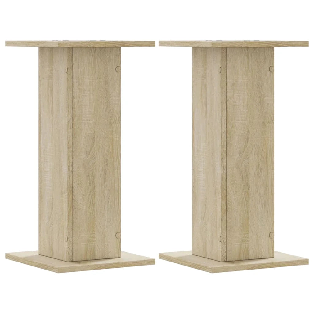 Portavasi mobili per fiori set da 2 legno ingegnerizzato Sonoma marrone 02_0045342