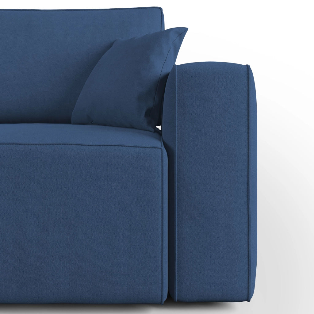 Morfeo Divano in tessuto impermeabile 180 cm  blu