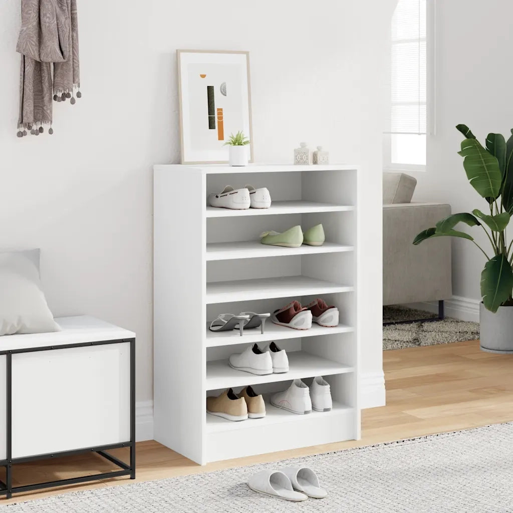 Scarpiera Bianca 60x35x92 cm in Truciolato cod mxl 47151