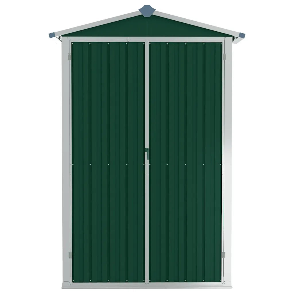 Capanno da Giardino Verde 107,5x46x183 cm in Acciaio Zincato cod mxl 65828