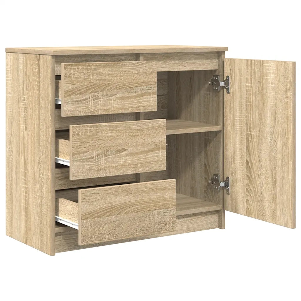 Credenza | Madia | Buffet da pranzo | Armadio da pranzo con Cassetto Rovere Sonoma 71x35x65 cm in Truciolato