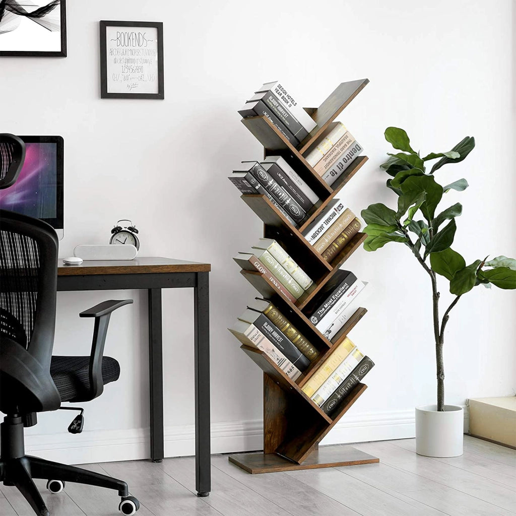 Libreria Valora LBC11BX in truciolato marrone rustico