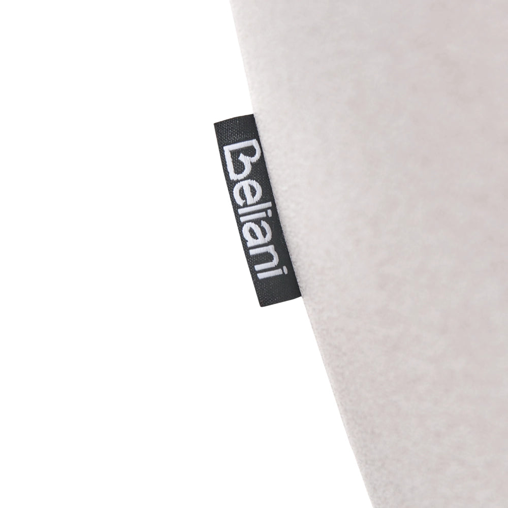 Poltrona girevole in ecopelle grigio chiaro con base girevole e schienale alto poltrona ergonomica