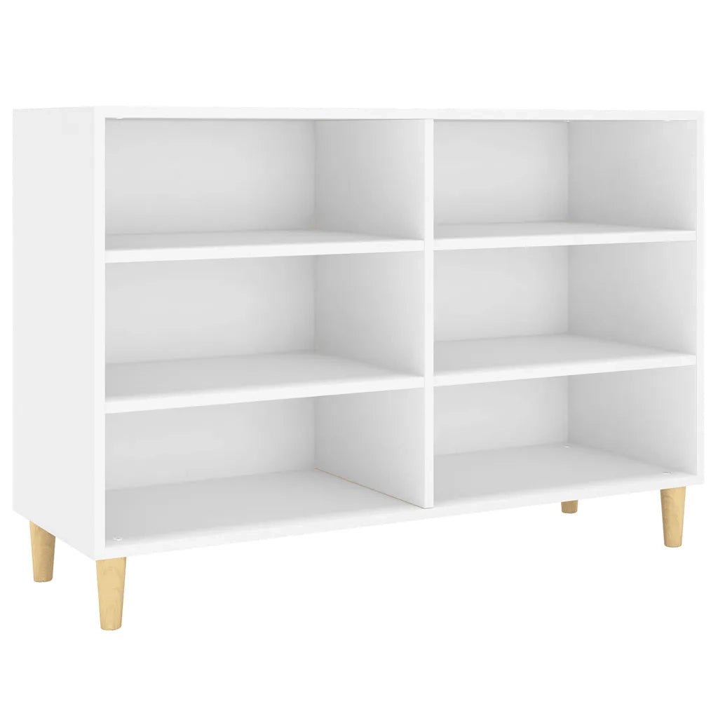 Credenza | Madia | Buffet da pranzo | Armadio da pranzo Bianca 103,5x35x70 cm in Legno Multistrato