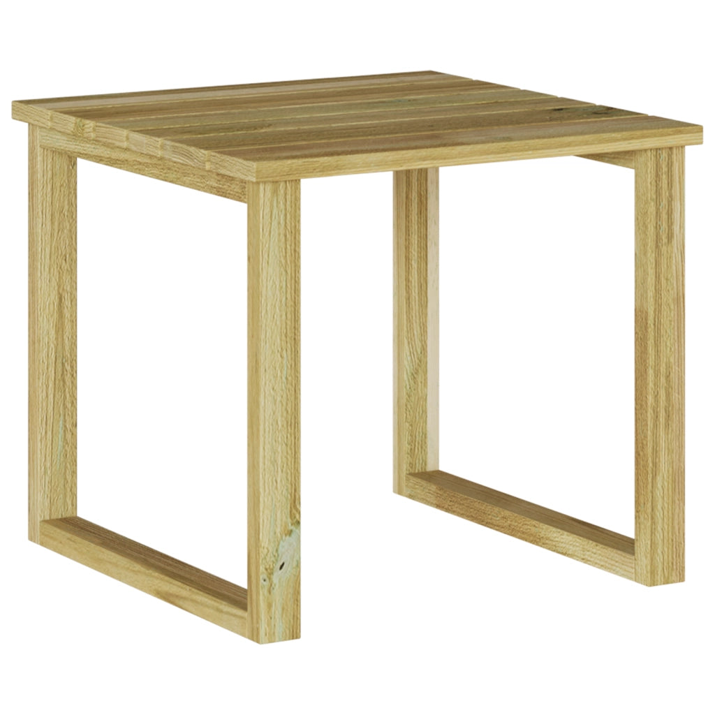 Tavolo per lettini 40x40x36 cm Legno di pino impregnato