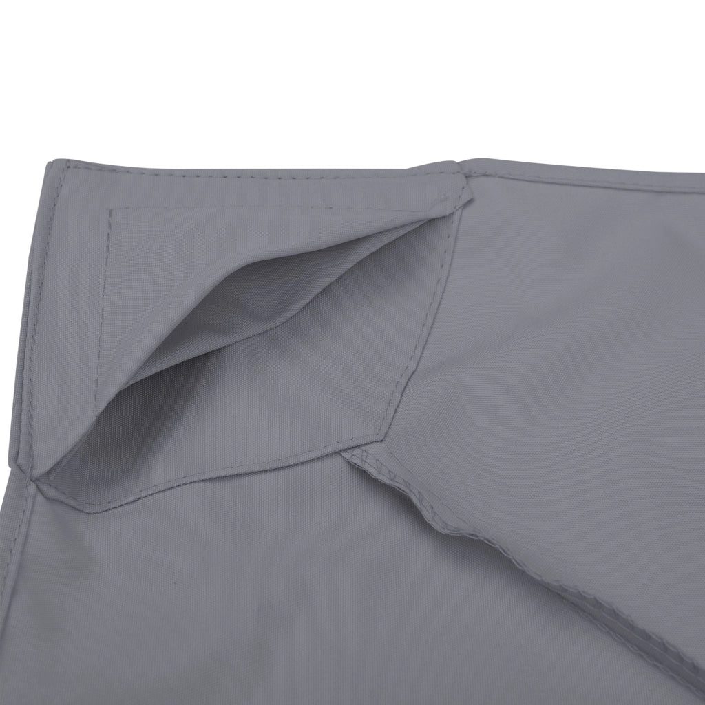 Tetto di Ricambio per Gazebo 3x3m a 2 Livelli e Resistente ai Raggi UV   Grigio Scuro