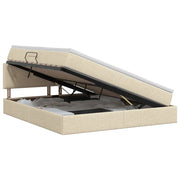 Letto con contenitore e materasso Crema 140 x 200 cm 3458629
