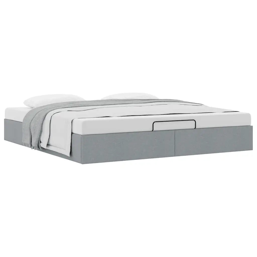 Struttura Letto Pouf senza Materasso 160x200 cm in Tessuto 3310889