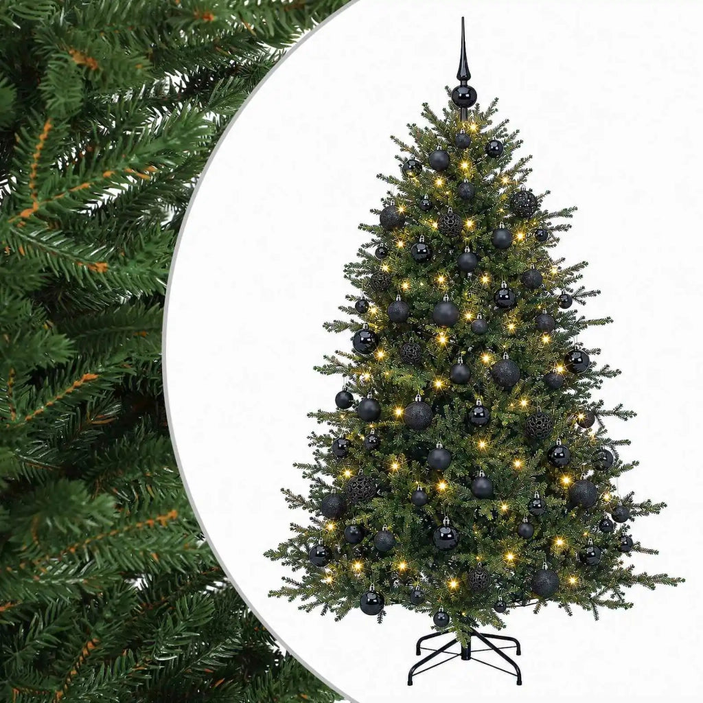Albero di Natale artificiale con palline 180 cm 300 LED 3466421