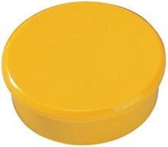 10 Magneti Ronde Gialli 3,8 cm per Whiteboard -10 pezzi - Giallo - Rond 3,8 cm