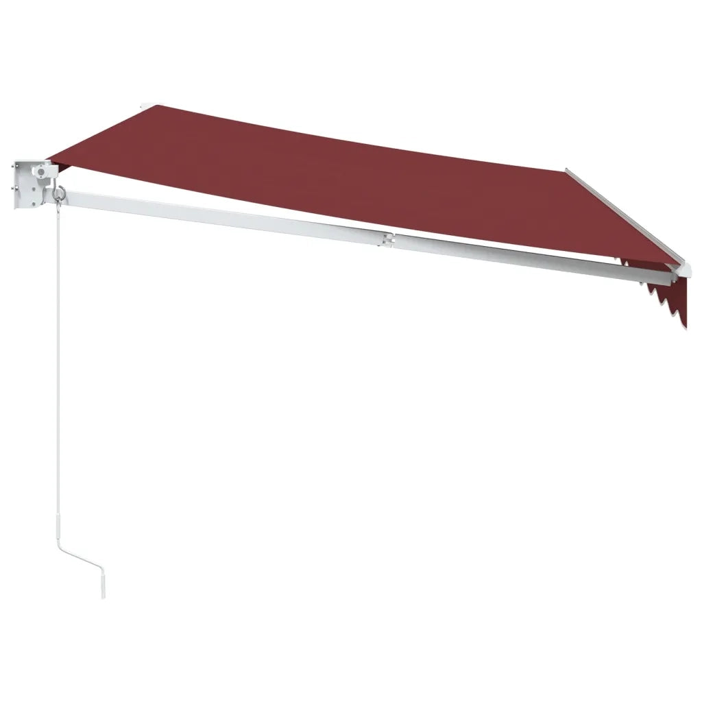 Tenda da Sole Retrattile Manuale Bordò 350x250 cm 3215294