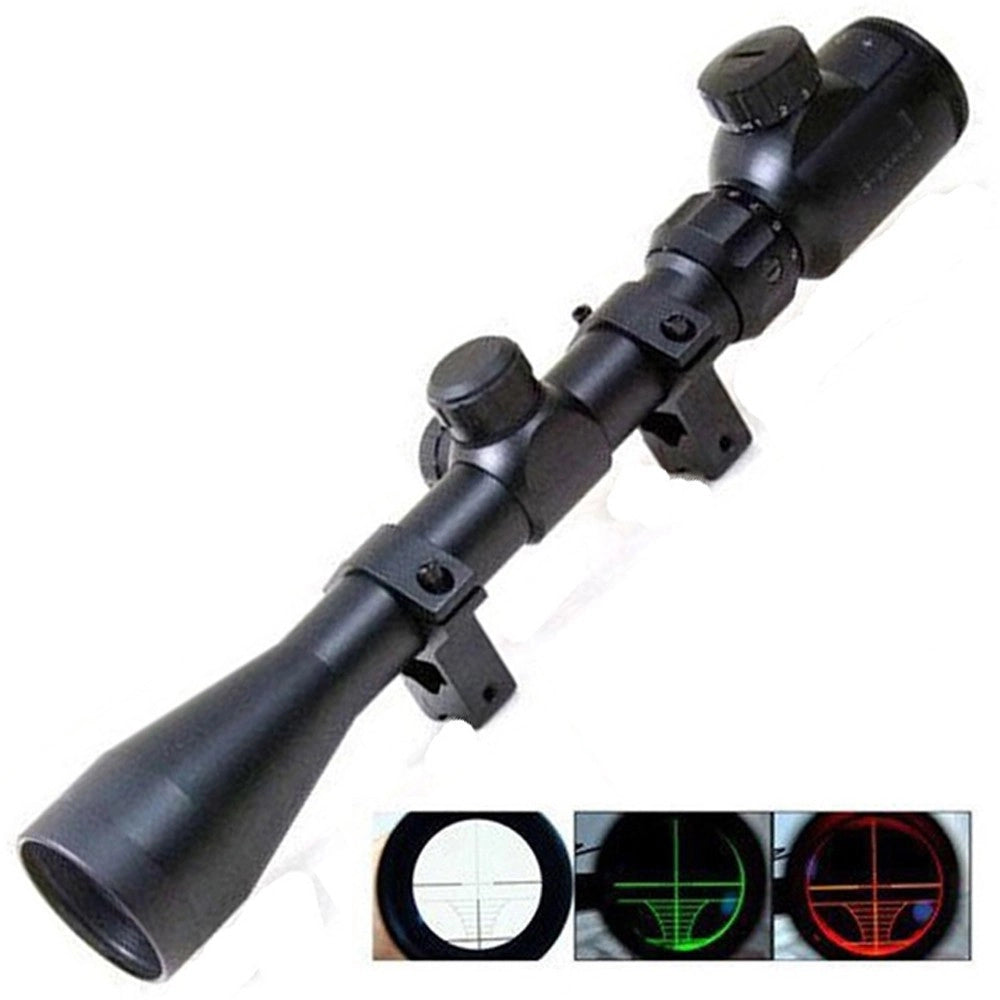 Trade Shop - Mirino Ottico Di Precisione Per Fucile Carabina Con Reticolo Illuminato 3-9x40e -