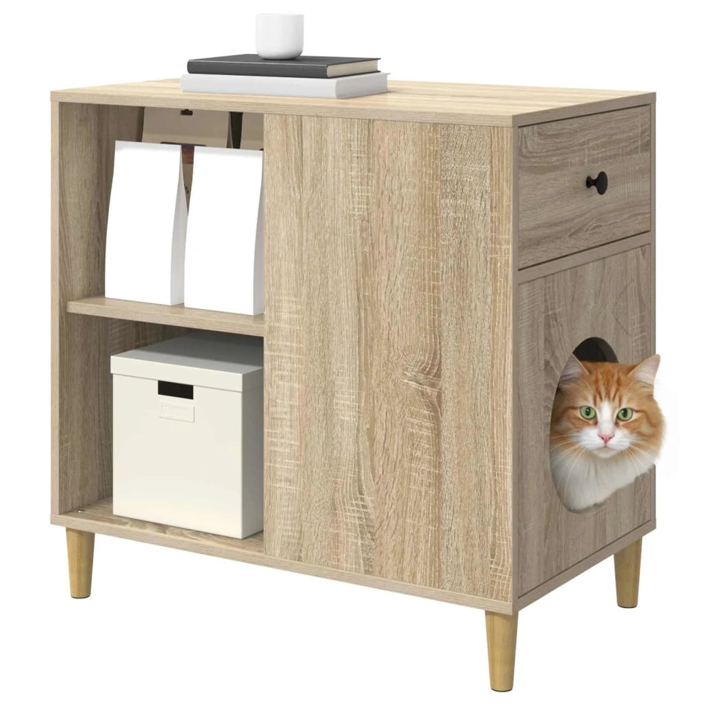 Casa per Gatti Sonoma 72 x 42.5 x 70 cm Legno multistrato 8000682